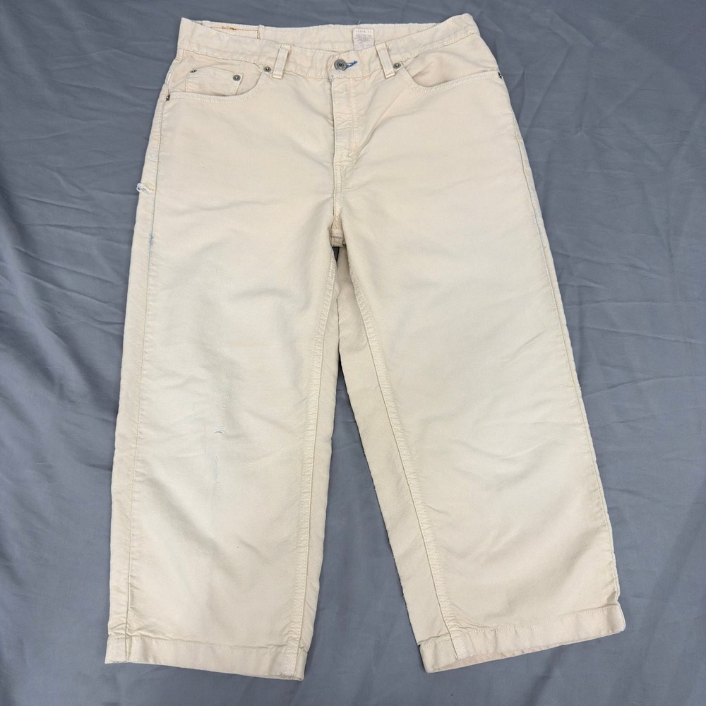 Vintage 577 Woman's Levi's Ribcage Wide Leg Women's Jeans w/ measurements - Picture 3 of 16